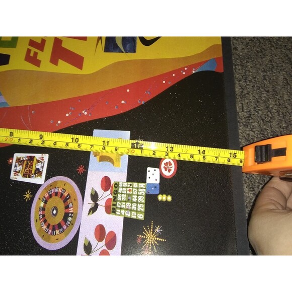 Las Vegas Fly TWA Metal Tin Sign 12"x 15" Mancave Bar Poker Garage Casino - Picture 4 of 4